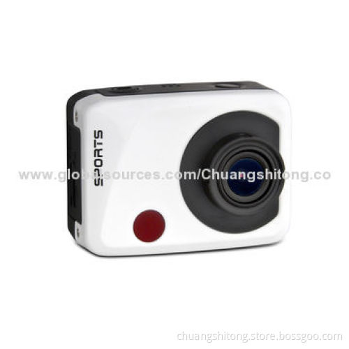Portable sport camera, HD 5.0Mega CMOS sensor, Li-ion battery H.264